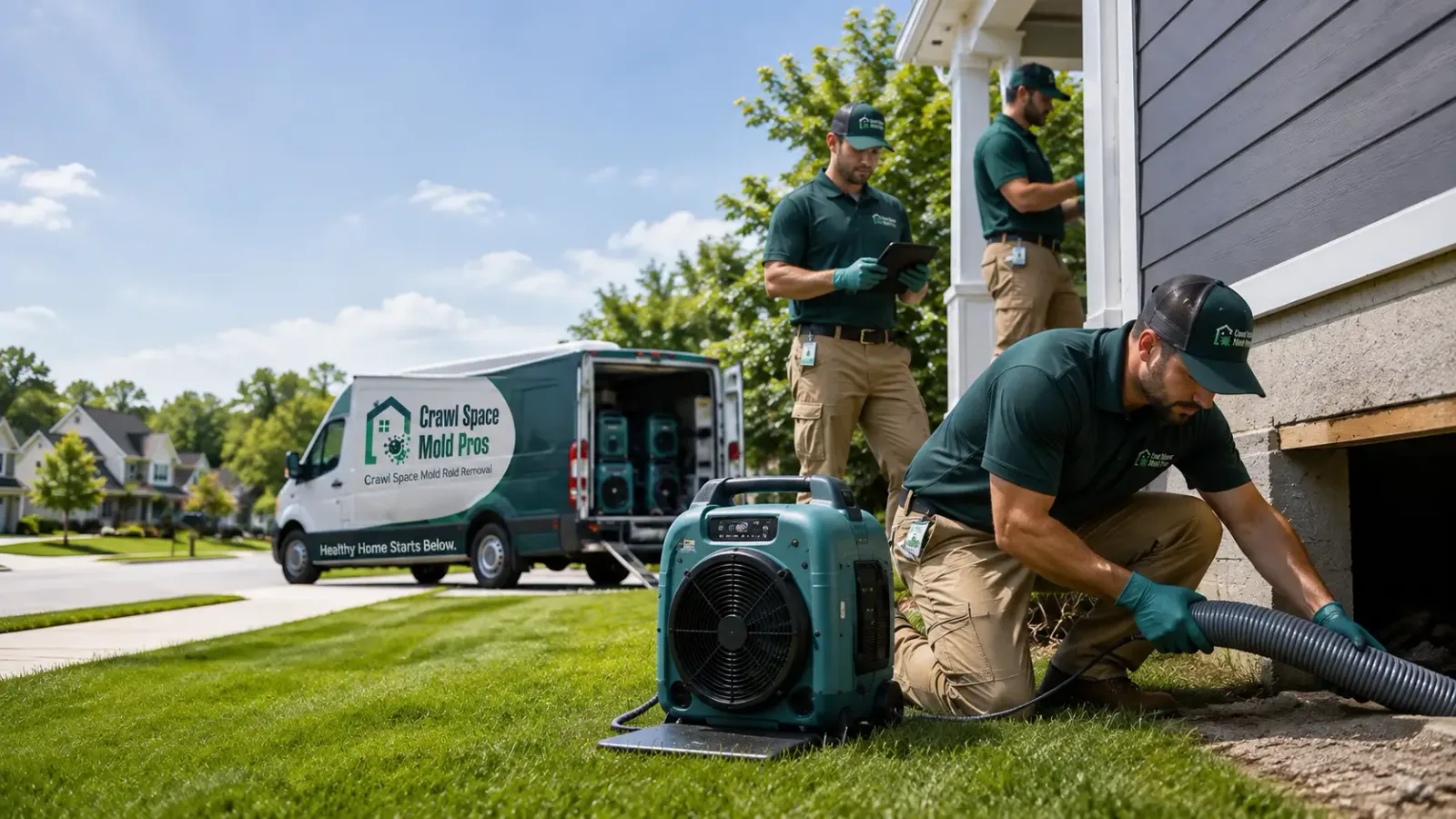 Crawl Space Mold Removal in Wolf Creek, OR